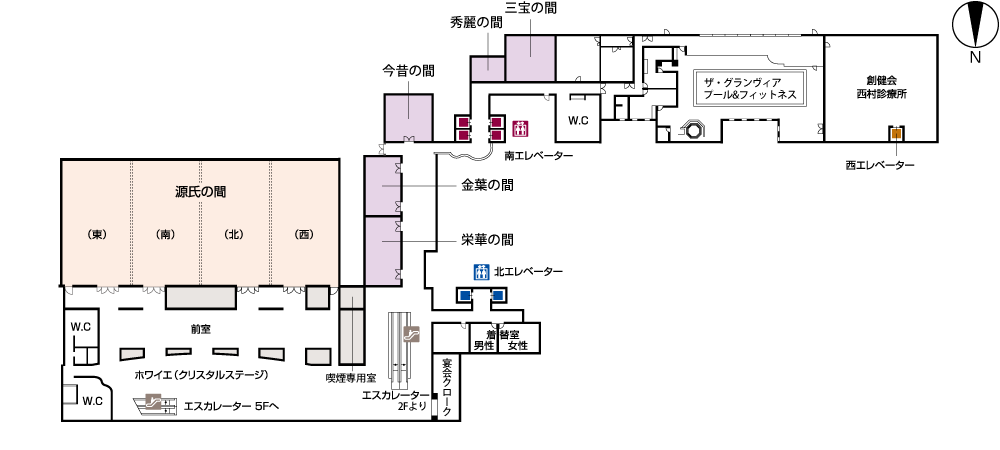 フロアガイド 京都のホテル 京都駅直結のホテルグランヴィア京都 公式